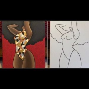 Pre-sketched Canvases 16x20